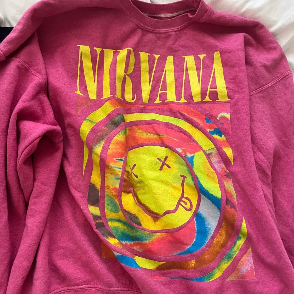 Urban pink nirvana hoodie